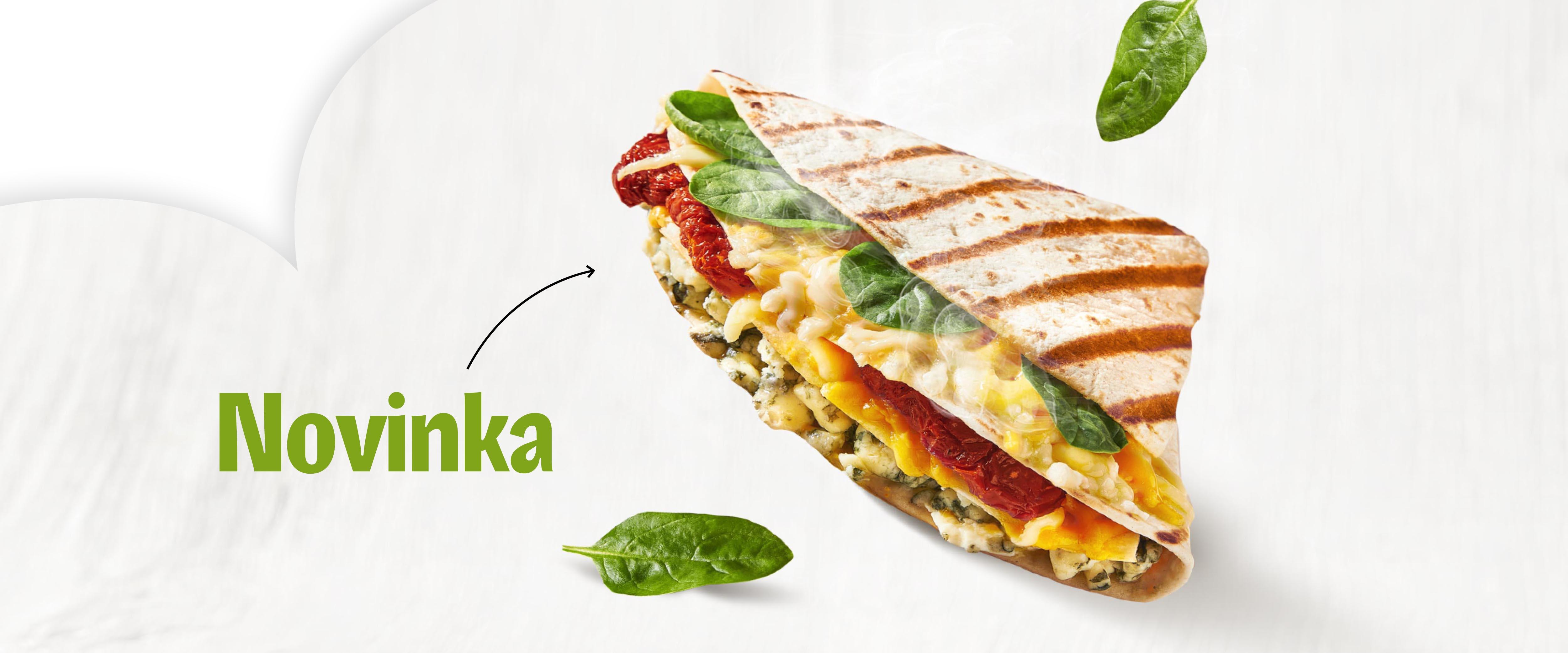 Novinka Quesadilla Quattro Formaggi